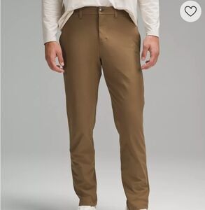 Lululemon MEN ABC Classic Fit Trouser Pant in color Artifact size 31"-30"